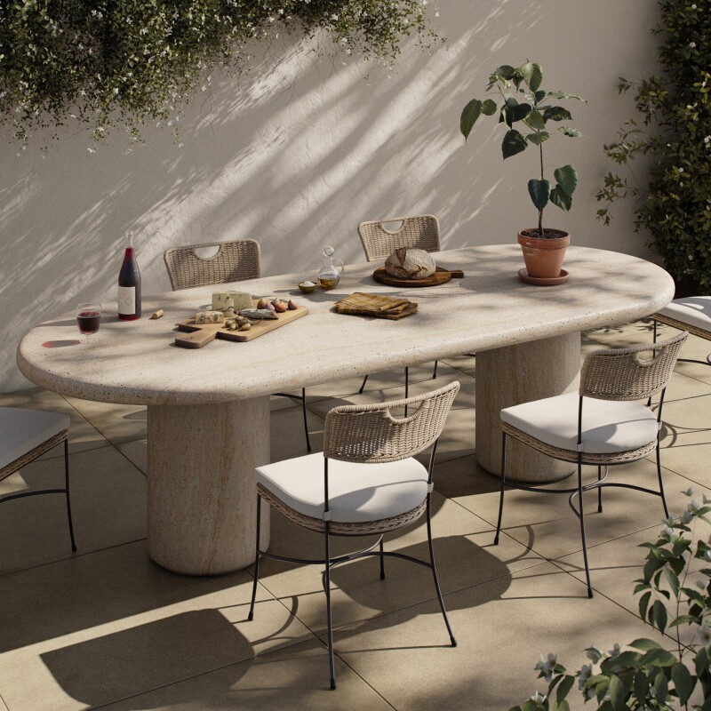 Poole Outdoor Dining Table-102" - 249040-001 249040001