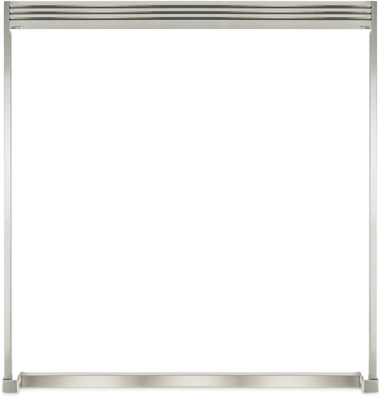 Stainless Side-by-Side Column Refrigerator & Freezer with Louvered Trim Kit 2506P2SDLT