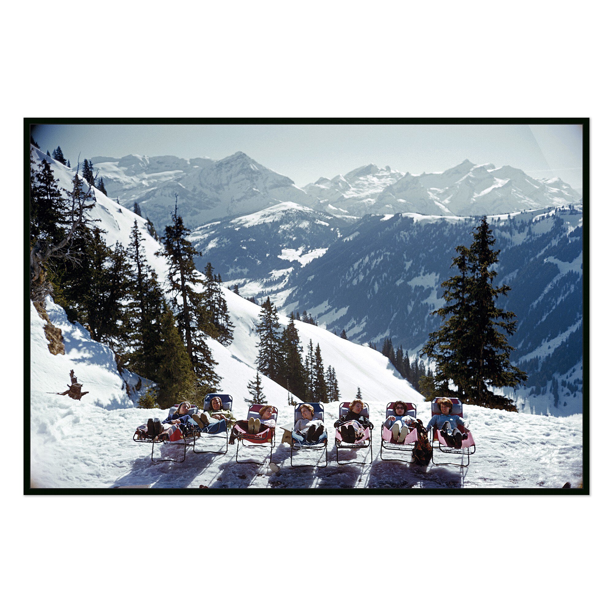 Lounging In Gstaad by Slim Aarons - 250750-002 250750002