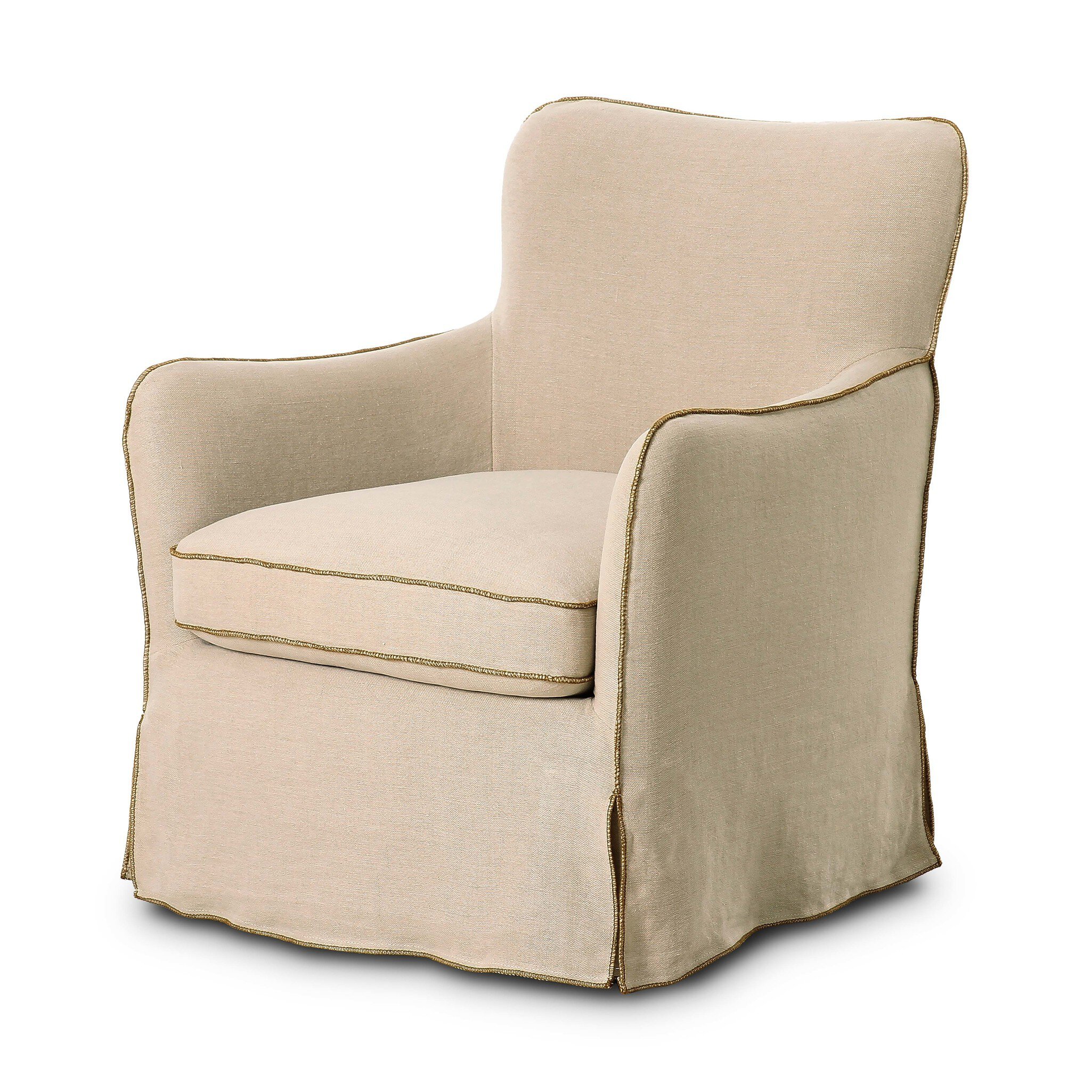 Devon Slipcover Swivel Chair - 251330-001 251330001