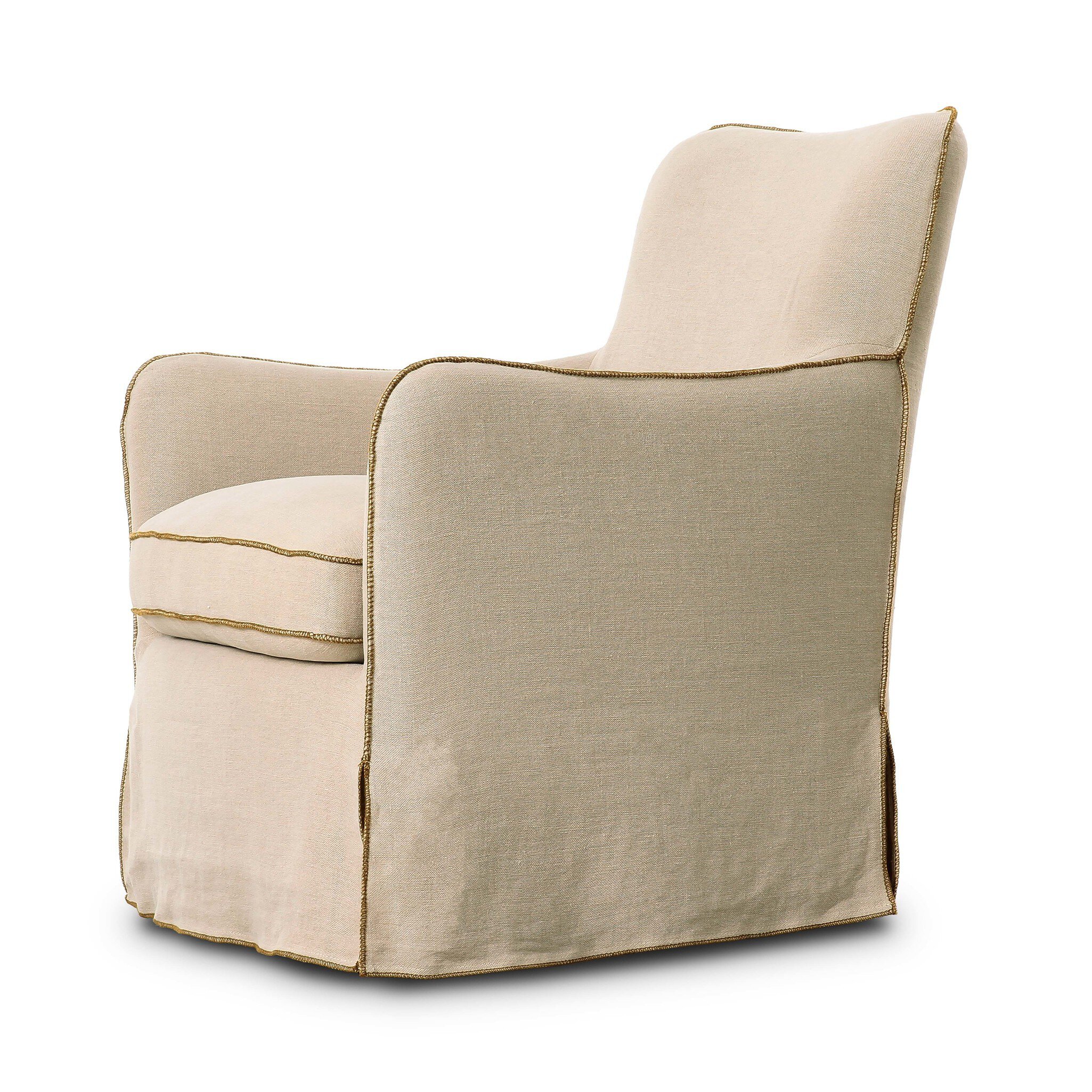 Devon Slipcover Swivel Chair - 251330-001 251330001