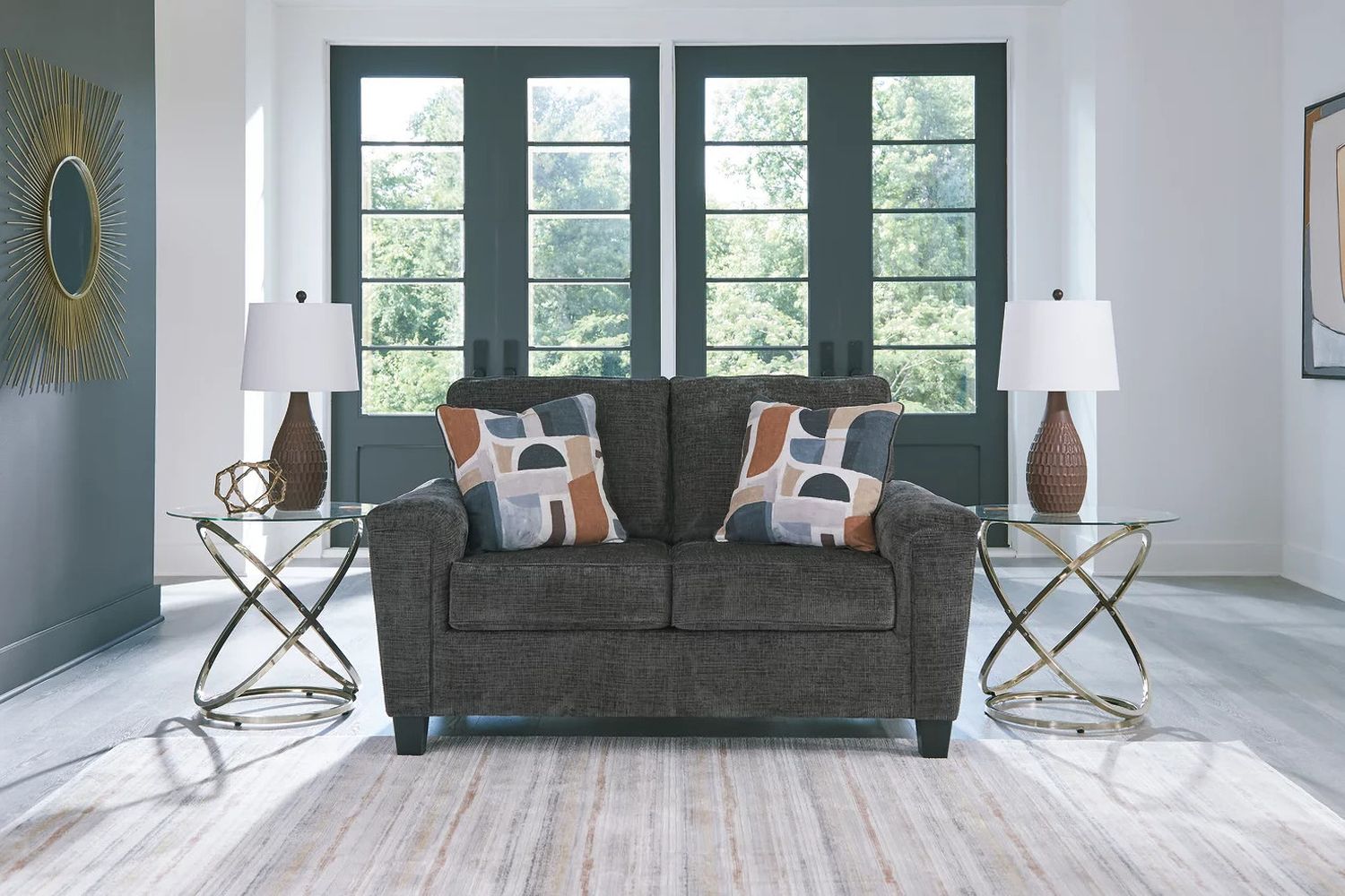 Erinslane Loveseat In Dusk 2520635