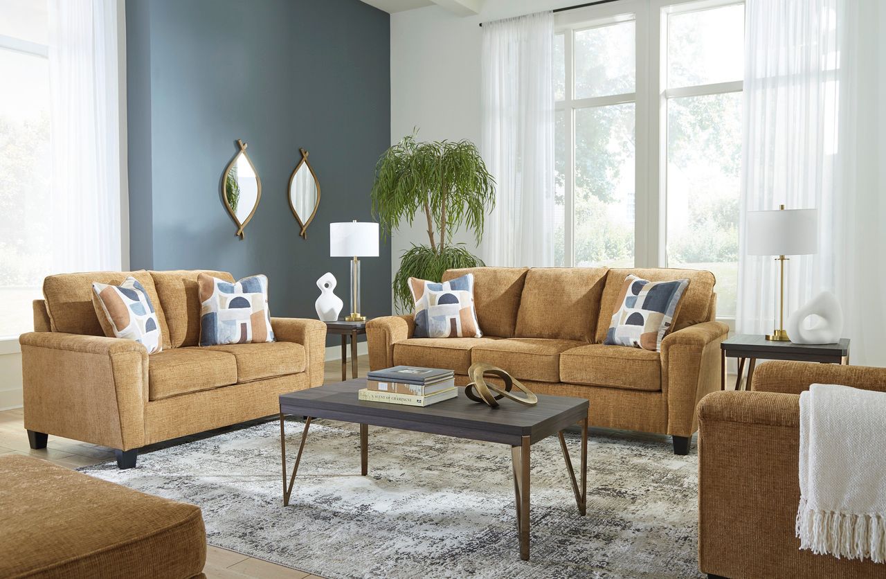 Erinslane Living Room Set In Honey 25207U1