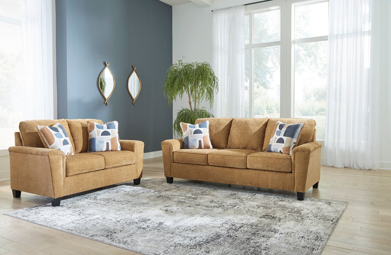 Erinslane Living Room Set In Honey 25207U1