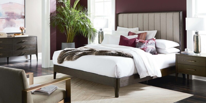 Modern Rivoli Upholstered Bed 2523K153