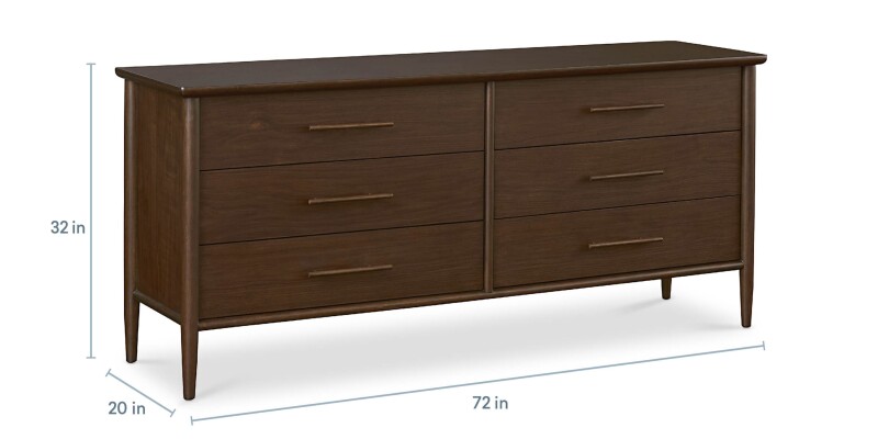 Copenhagen 6 Drawer Dresser 25350237Z