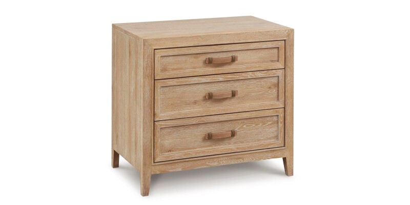 Courtland 3 Drawer Nightstand 25710270Z