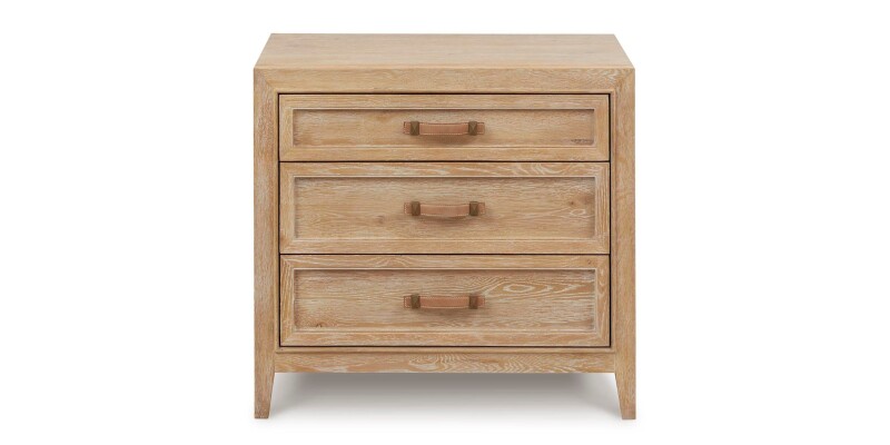 Courtland 3 Drawer Nightstand 25710270Z