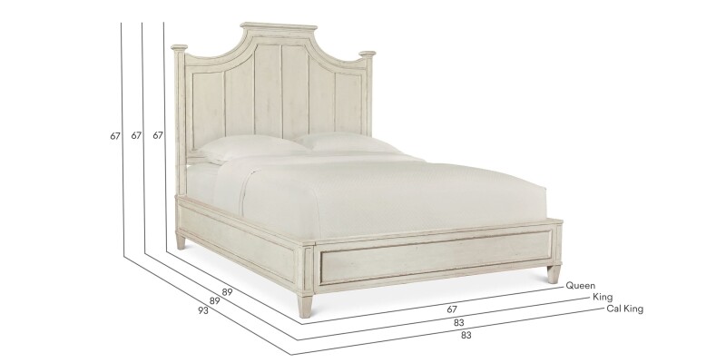 Bella Panel Bed 2572K179