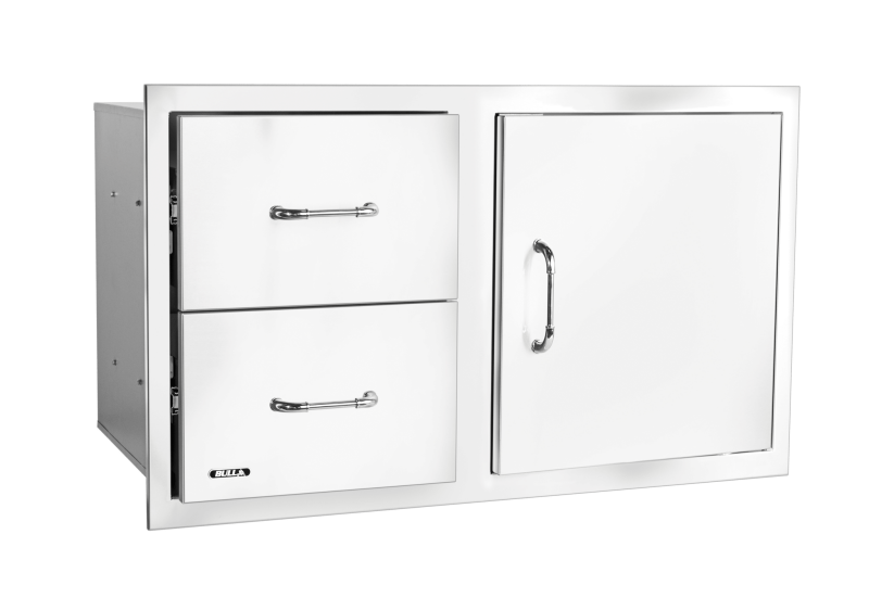 Reversible 30” Stainless-steel Door/Drawer Combo with Reveal 25890