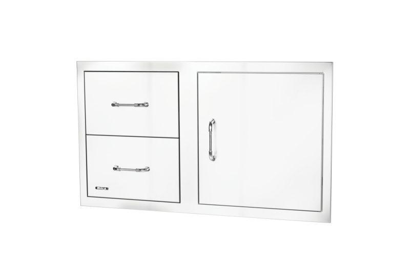 Reversible 30” Stainless-steel Door/Drawer Combo with Reveal 25890