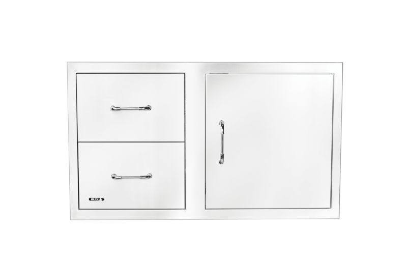 Reversible 30” Stainless-steel Door/Drawer Combo with Reveal 25890