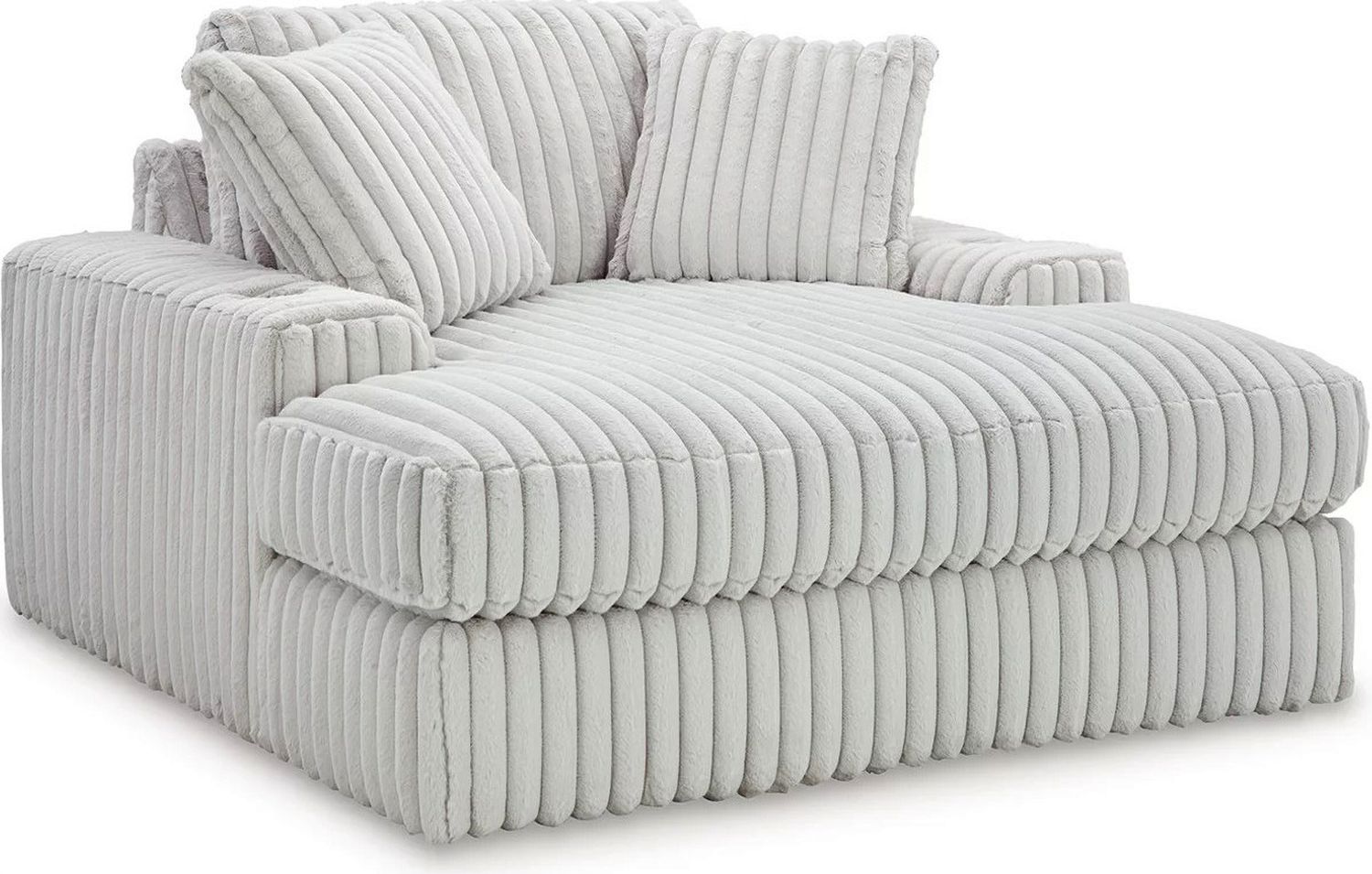 Stupendous Oversized Chaise In Alloy 2590315