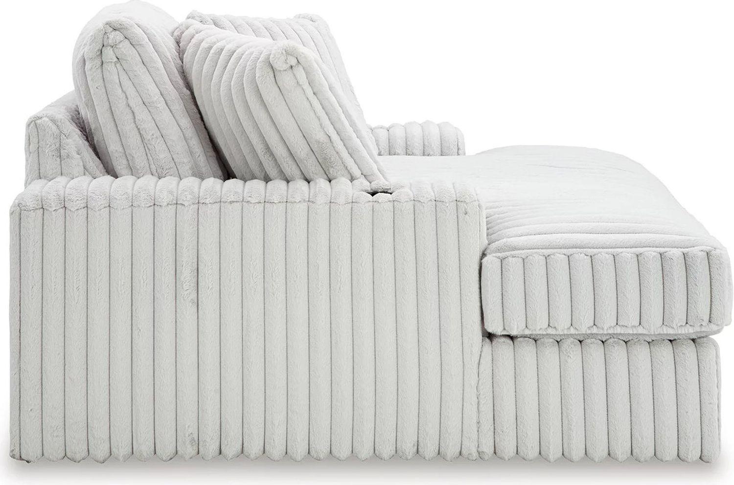 Stupendous Oversized Chaise In Alloy 2590315