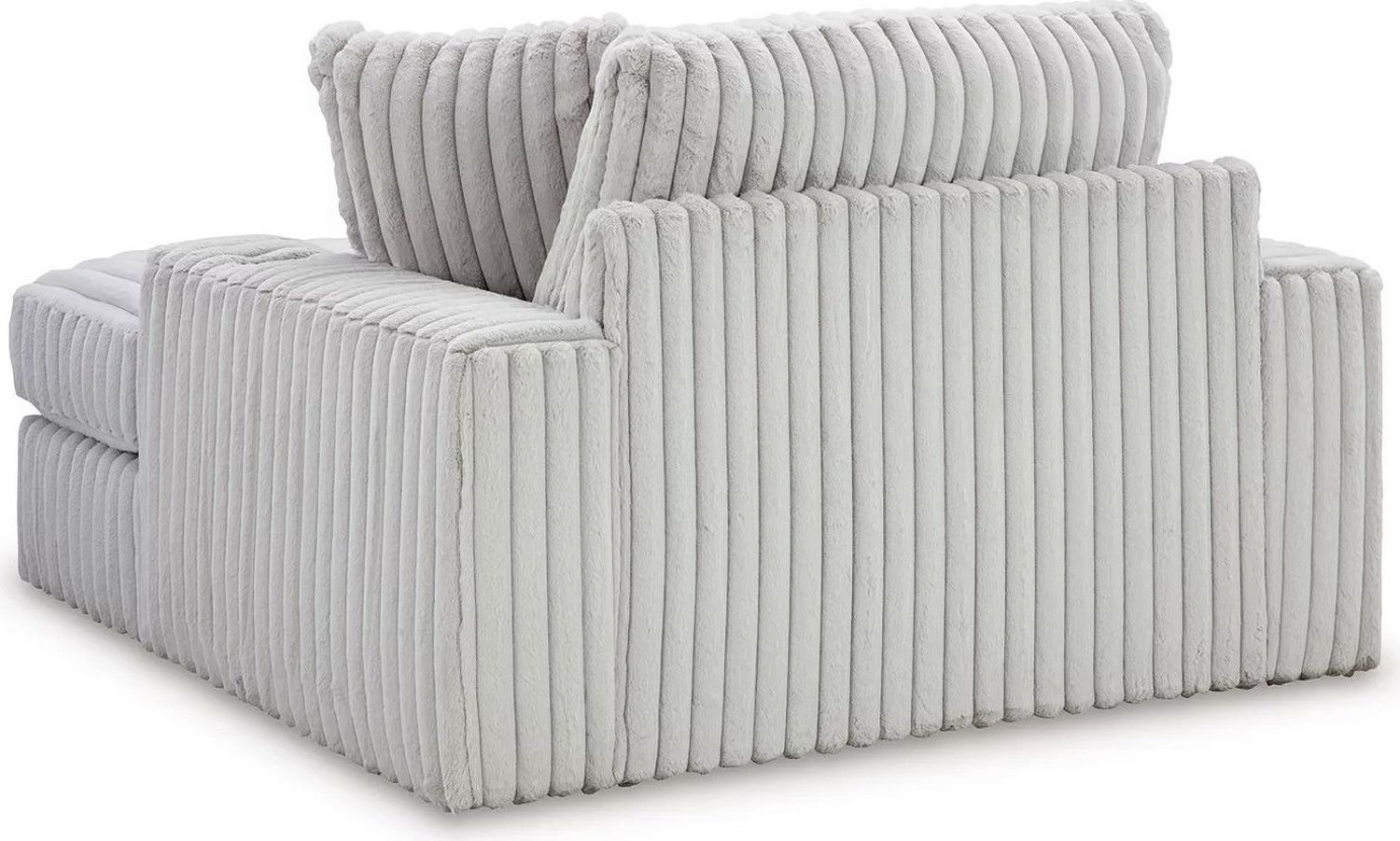 Stupendous Oversized Chaise In Alloy 2590315