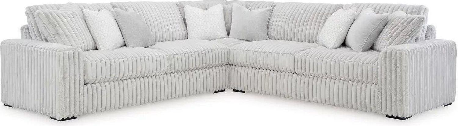 Stupendous 3-Piece Sectional In Alloy 25903S1