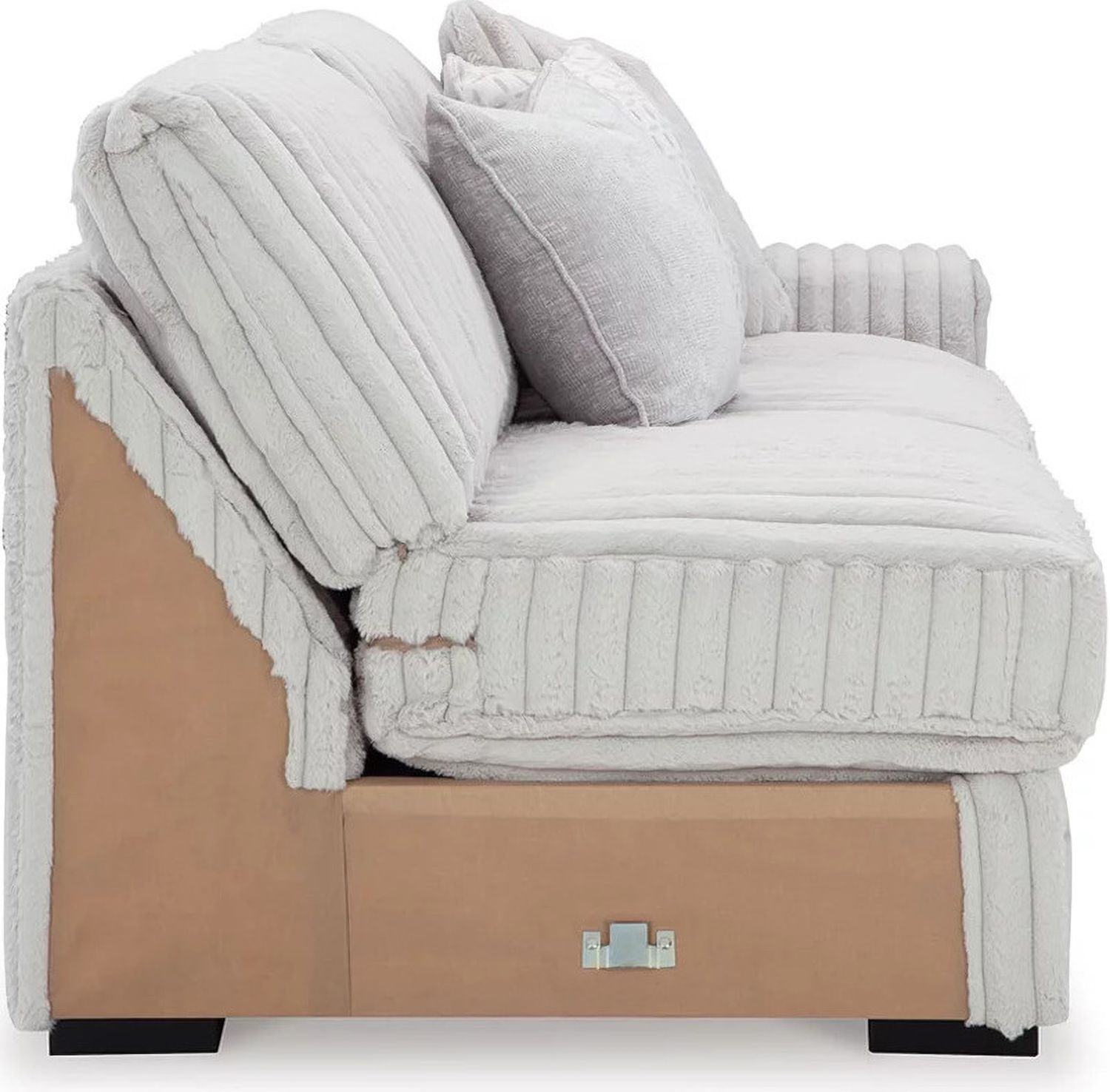 Stupendous 3-Piece Sectional In Alloy 25903S1