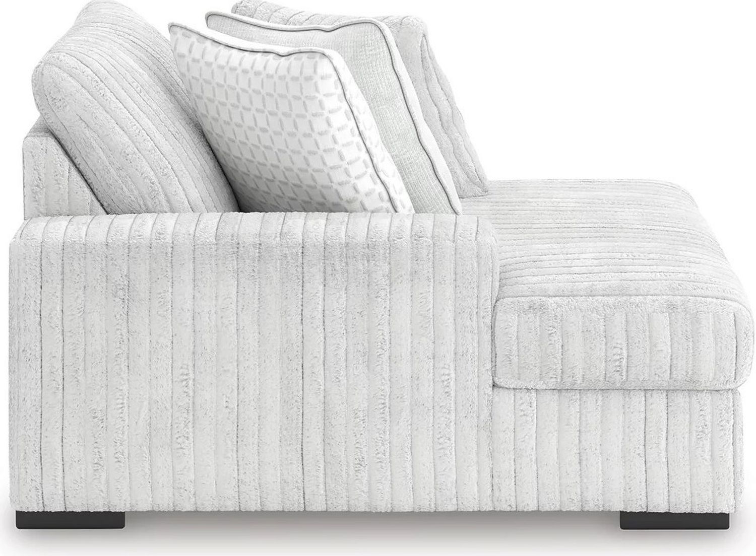 Stupendous 3-Piece Sectional with LAF Chaise In Alloy 25903S14