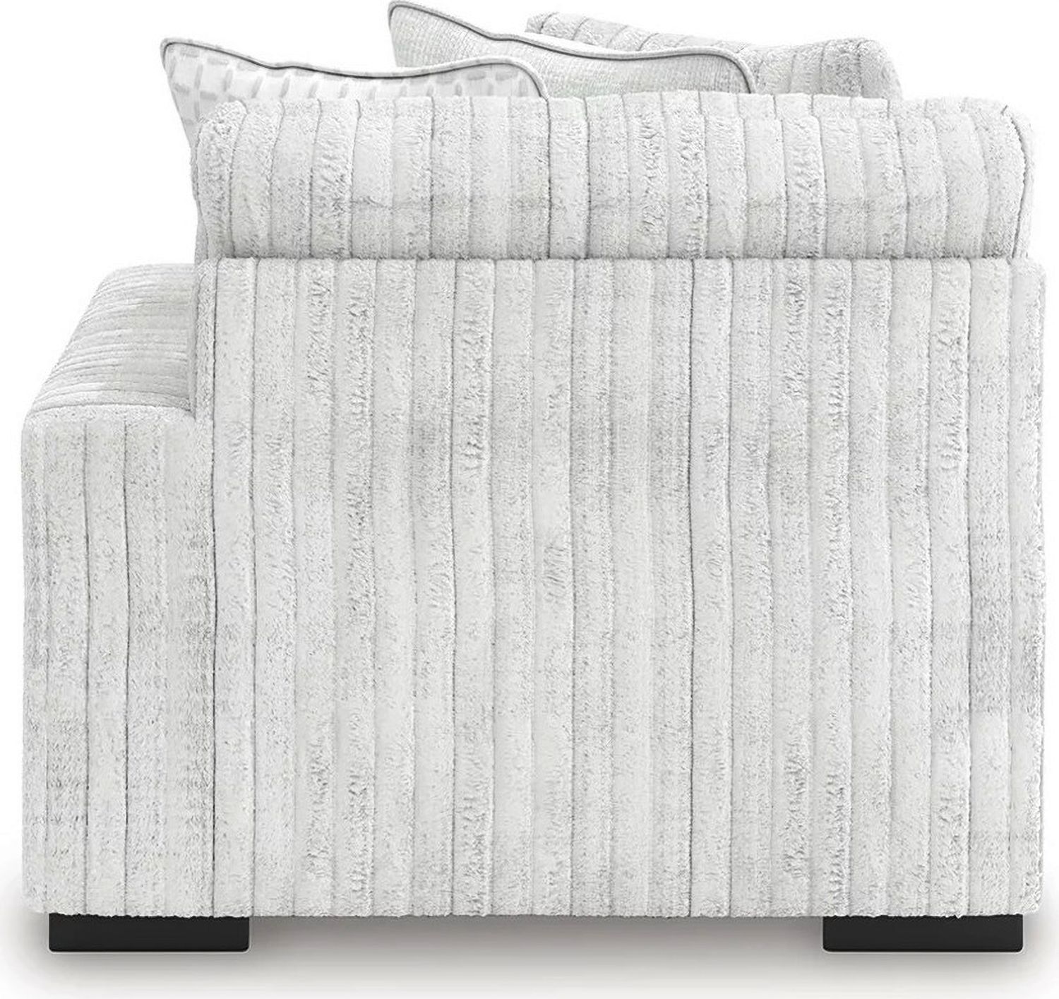 Stupendous 3-Piece Sectional with RAF Chaise In Alloy 25903S15