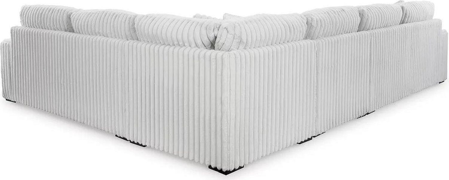 Stupendous 4-Piece Sectional In Alloy 25903S2