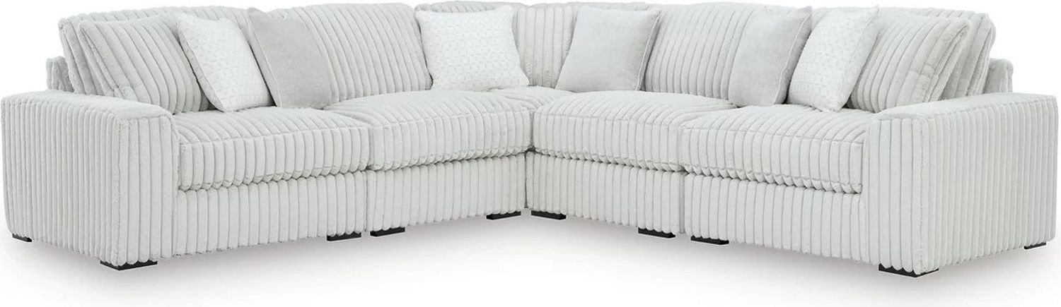 Stupendous 5-Piece Sectional In Alloy 25903S24