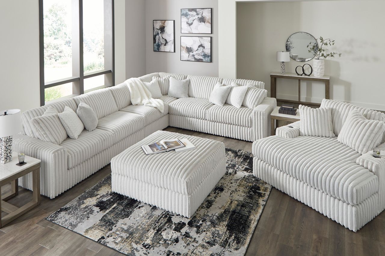 Stupendous 5-Piece Sectional In Alloy 25903S24