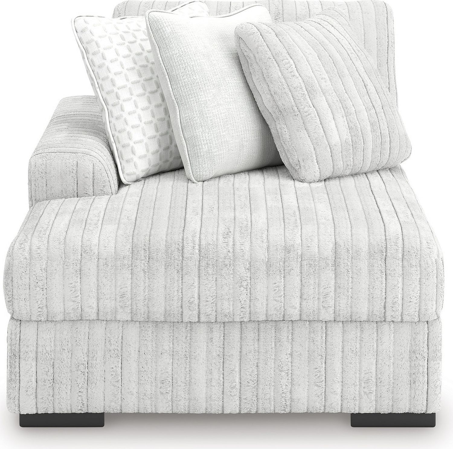 Stupendous 4-Piece Sectional with Double Chaise In Alloy 25903S5