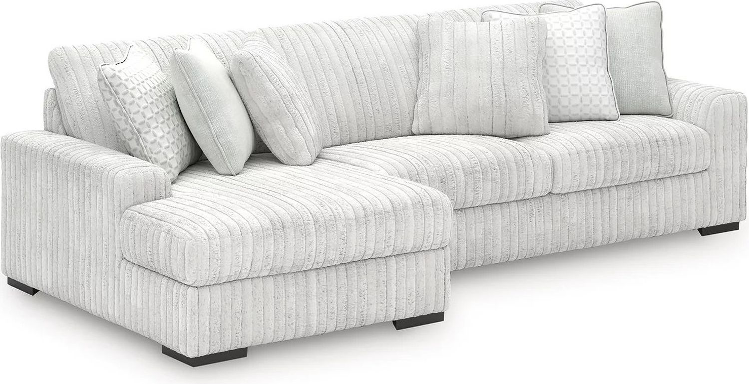 Stupendous 2-Piece Sectional with LAF Chaise In Alloy 25903S6