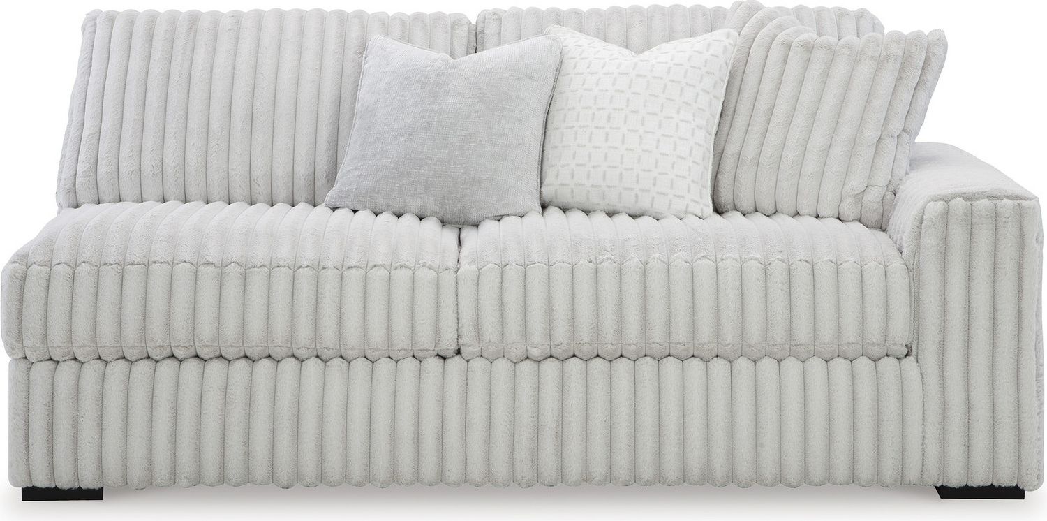 Stupendous 5-Piece Sectional with LAF Chaise In Alloy 25903S8
