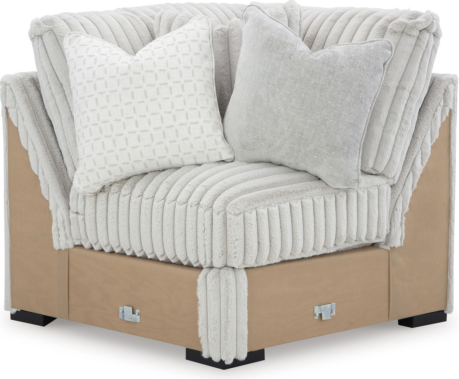 Stupendous 5-Piece Sectional with LAF Chaise In Alloy 25903S8