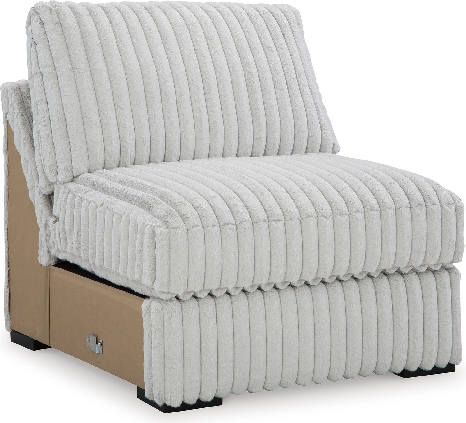 Stupendous 5-Piece Sectional with RAF Chaise In Alloy 25903S9