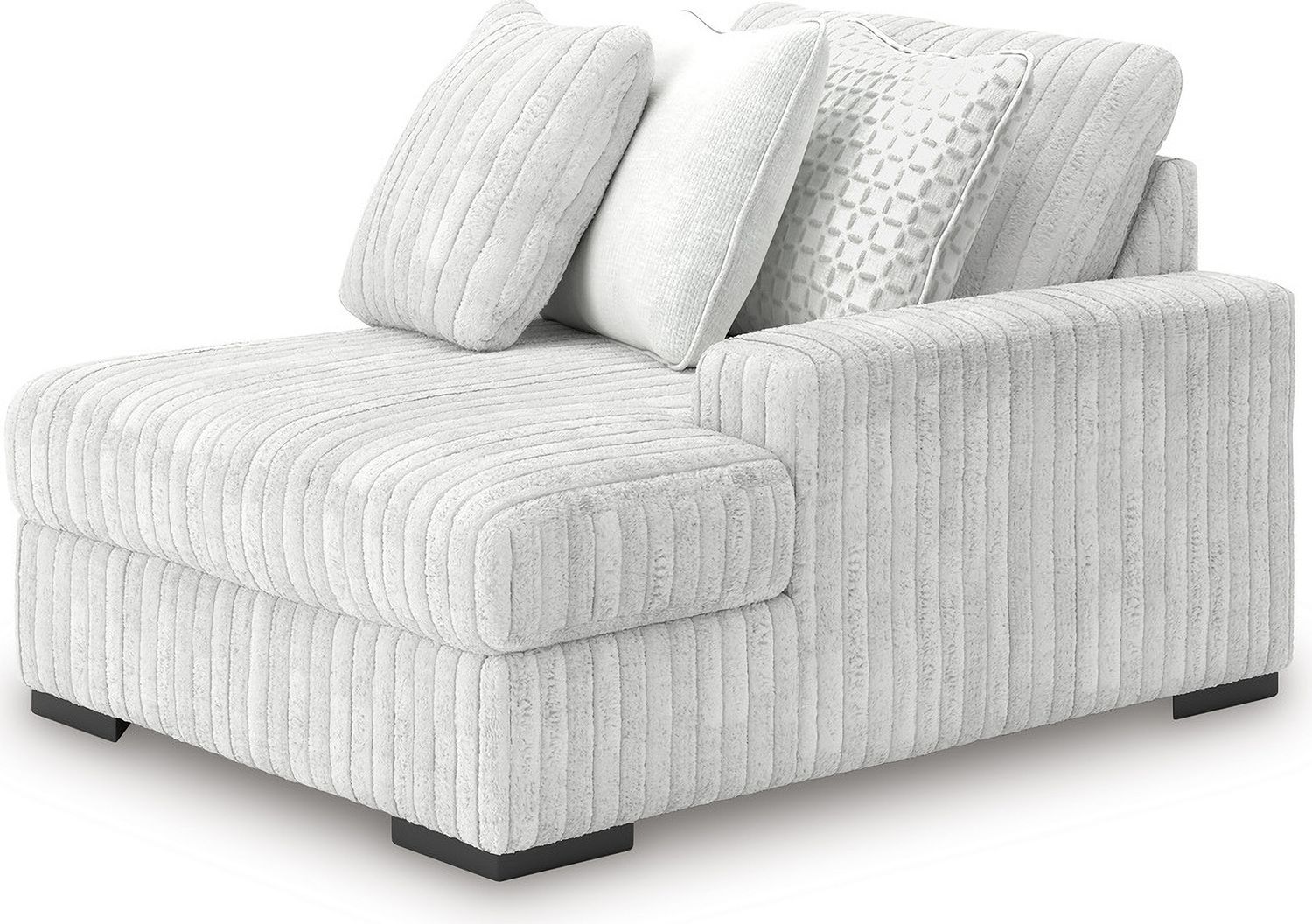 Stupendous 5-Piece Sectional with RAF Chaise In Alloy 25903S9
