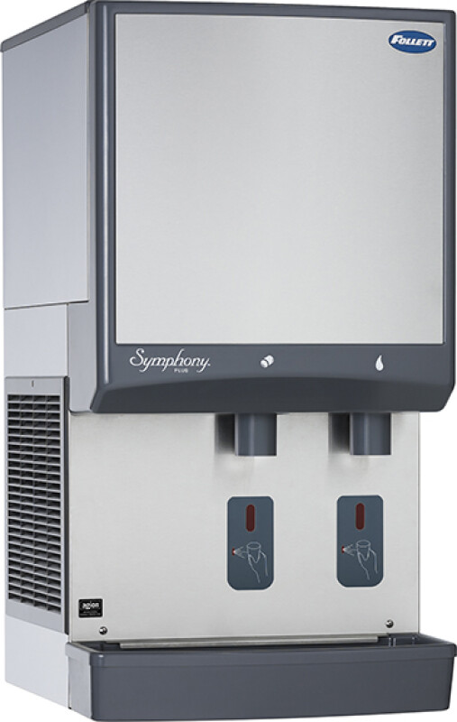 Symphony Plus 25ci414w-s Ice And Water Countertop Dispenser With Sensorsafe Infrared Dispense 25 Lbs Of Chewblet Nugget Ice And Produces Up To 425 Lbs Daily 25CI414WS