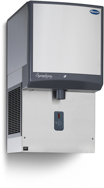 Symphony Plus 25hi414a-si-00 Ice-only Wall Mount Dispenser With Sensorsafe Infrared Dispense Stores 25 Lbs Of Chewblet Nugget Ice And Produces Up To 425 Lbs Daily 25HI414ASI00