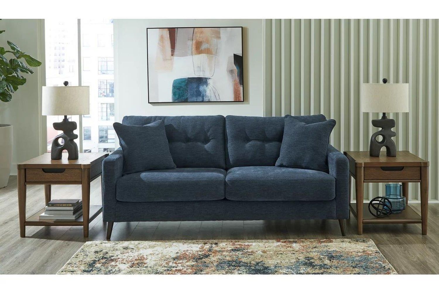 Bixler Sofa In Navy 2610638
