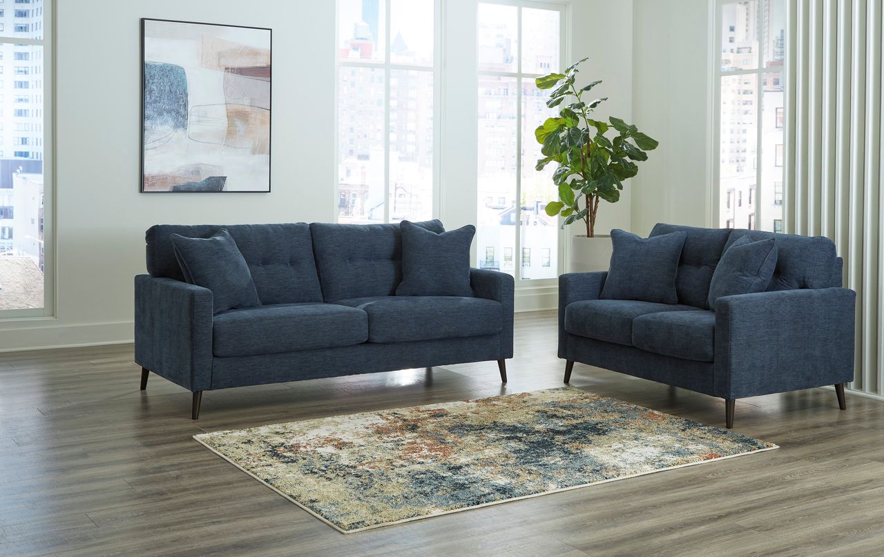 Bixler Sofa In Navy 2610638