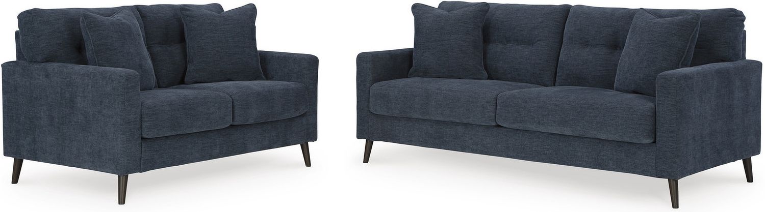 Bixler Living Room Set In Navy 26106U1
