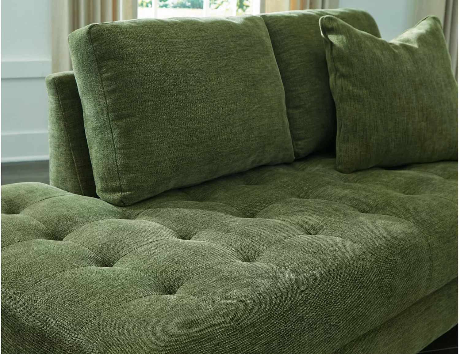 Bixler Right-Arm Facing Corner Chaise In Olive 2610717