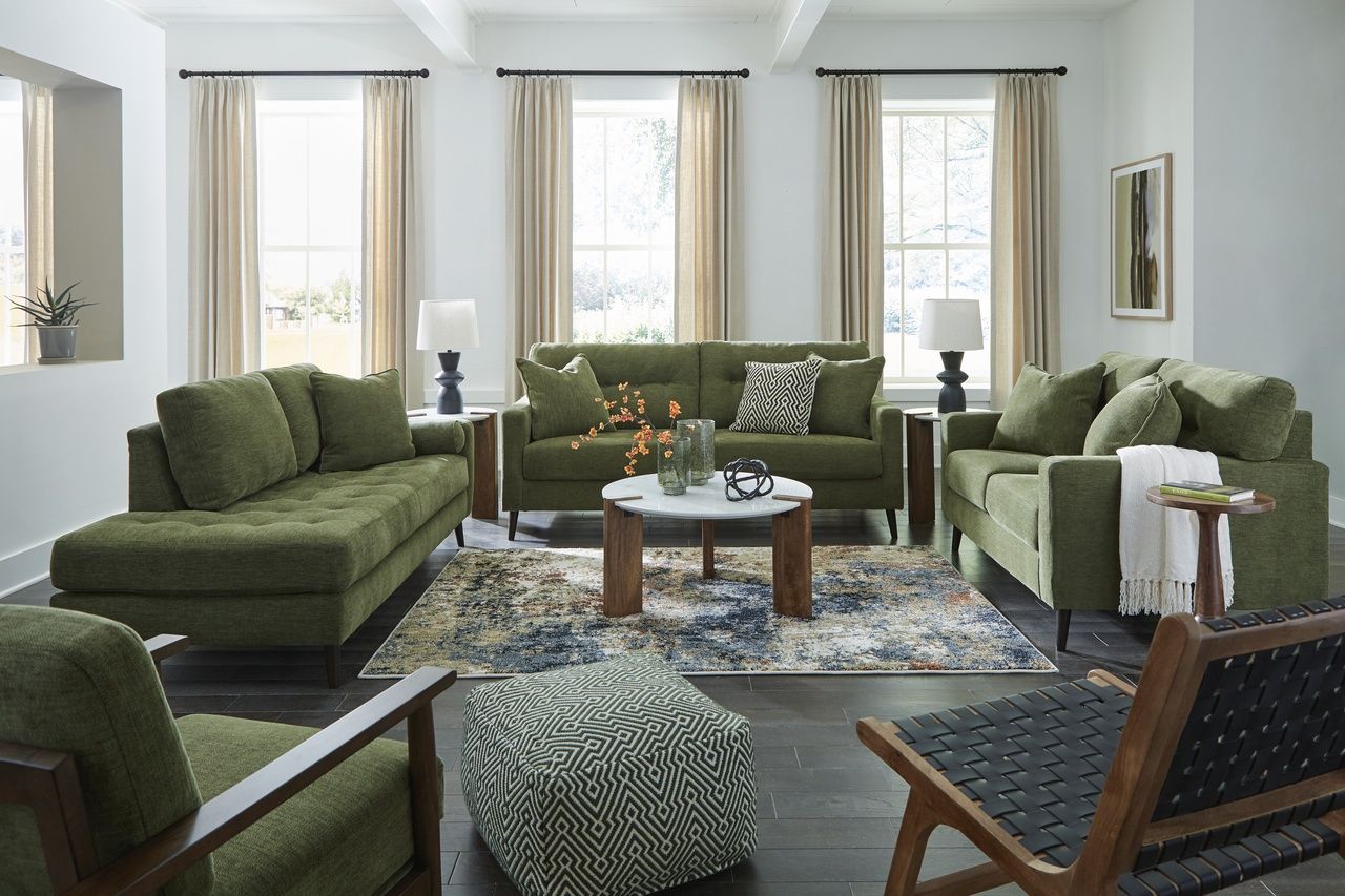Bixler Showood Accent Chair In Olive 2610760