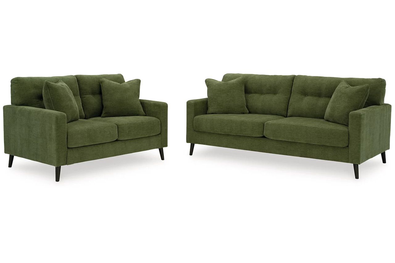 Bixler Living Room Set In Olive 26107U1