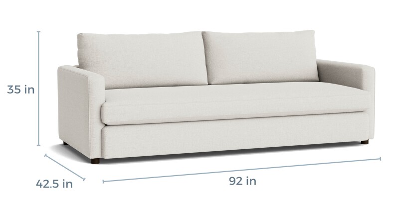 Allure Track Arm Bench Sofa 2611B6222