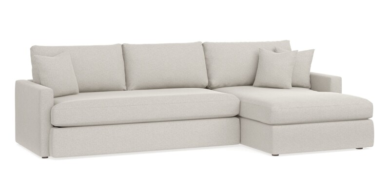 Allure Track Arm Bench Seat Chaise Sectional 2611BRCSECTFCFC22211LOUNGE