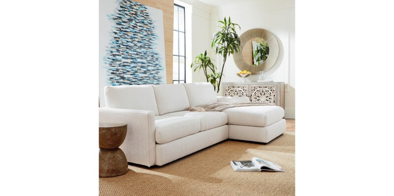 Allure Track Arm Bench Seat Chaise Sectional 2611BRCSECTFCFC22211LOUNGE