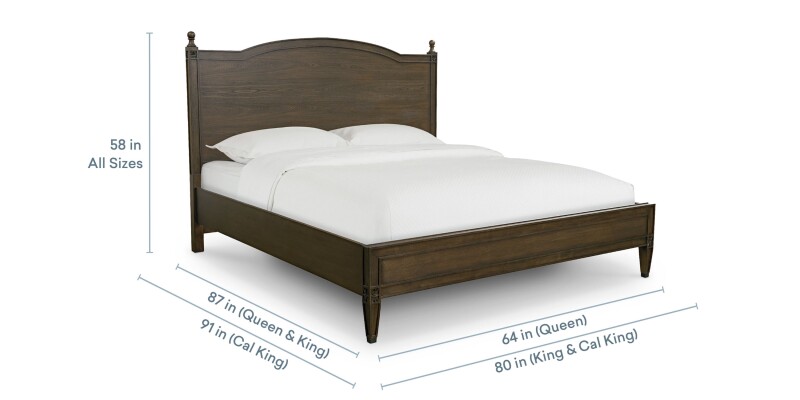 Charlotte Panel Bed 2611K159
