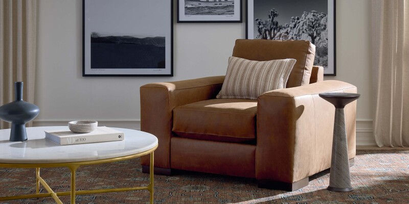 Southpark Leather Chair 261512L723218LOUNGE