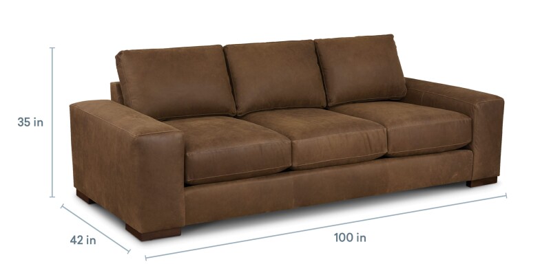 Southpark Leather Sofa 261582L723218SUPPORT