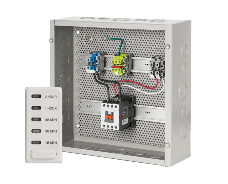 Single Heater Contactor Panel with Digital Timer for Bull Power Warm Infrared Heater 26203