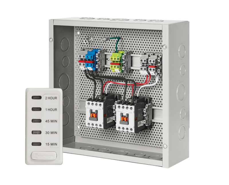 Dual Heater Contactor Panel with Digital Timer for Bull Power Warm Infrared Heater 26204
