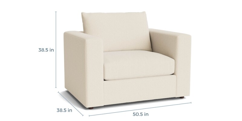 Beckham Wide Arm Chair and a Half 267618WFC