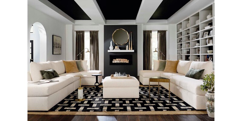 Beckham Bumper Modular L-Shaped Sectional 2676CBSECTKIT25